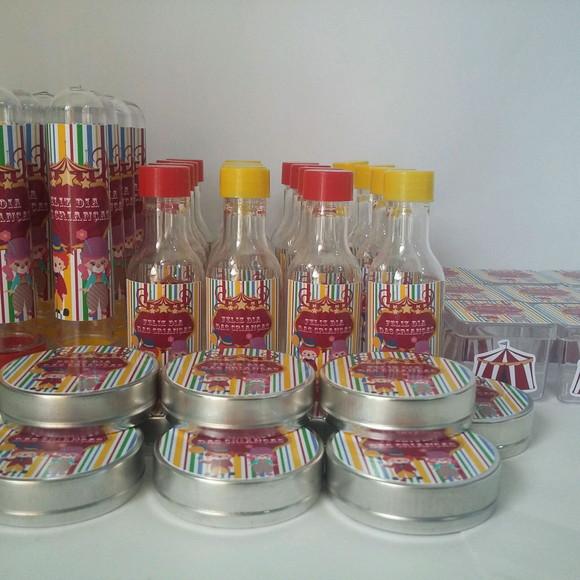 Kit Personalizado Tema Circo 80 Peças
