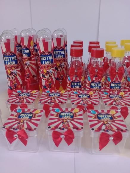 Kit Personalizado Circo do Mickey - 60 Peças