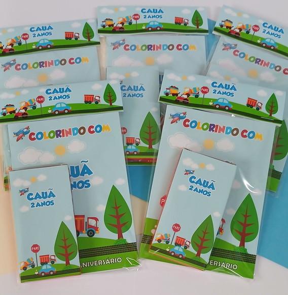 Kit Livrinho para Colorir-meios de Transportes