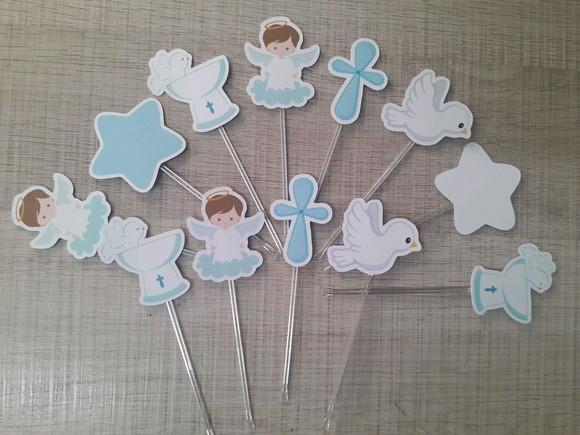 Toppers para Docinhos Batizado