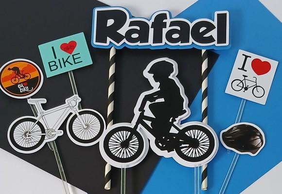 Topo de Bolo/Cake Topper Bike