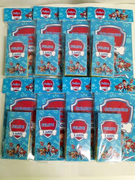 Kit Livrinho Para Colorir -patrulha Canina