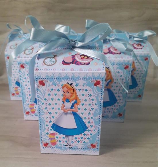 Caixa Milk Personalizada Alice No País Das Maravilhas