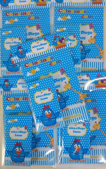Kit Livrinho para Colorir - Galinha Pintadinha 2