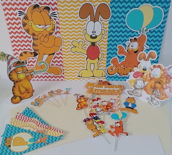 Kit Festa Só Um Bolinho Garfield 2