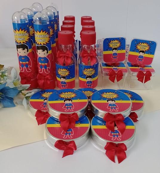 Kit Festa Personalizado 40 Peças Superman Cute