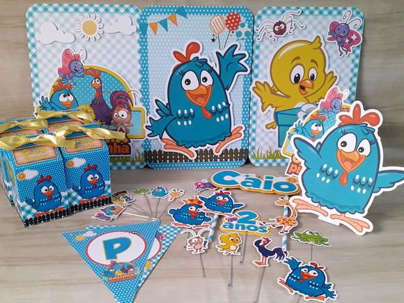 Kit Festa Só Um Bolinho Galinha Pintadinha 3