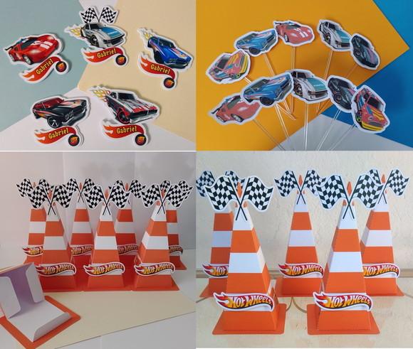 Kit Festa Personalizado Hot Wheels