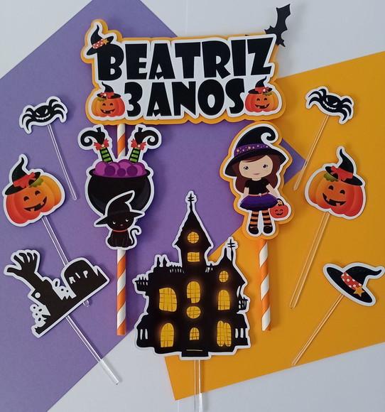Topo de Bolo/cake Topper Halloween 2