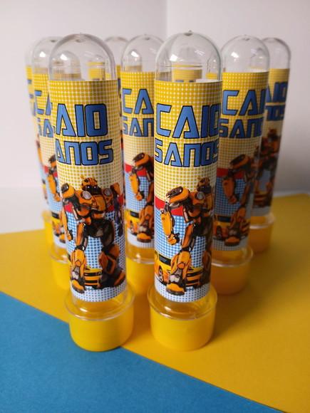 Tubetes Personalizados-transformers Bumblebee