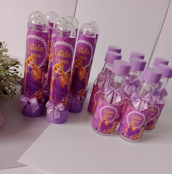 Kit Festa Personalizado 40 Peças - Princesa Rapunzel