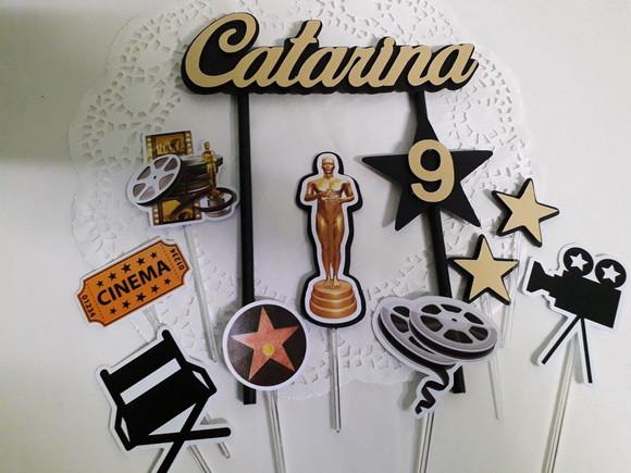 Topo de Bolo Oscar/cinema