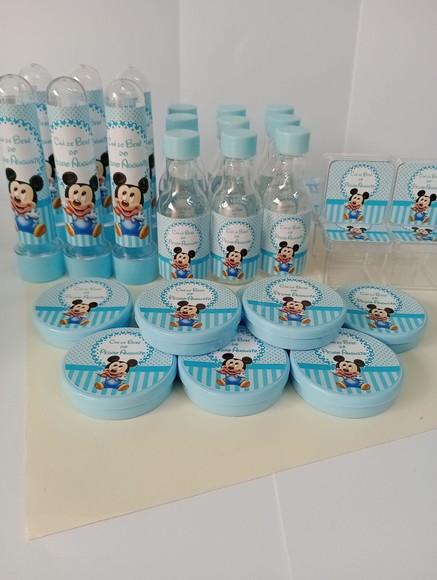 Kit Personalizado Mickey Baby- 80 Peças