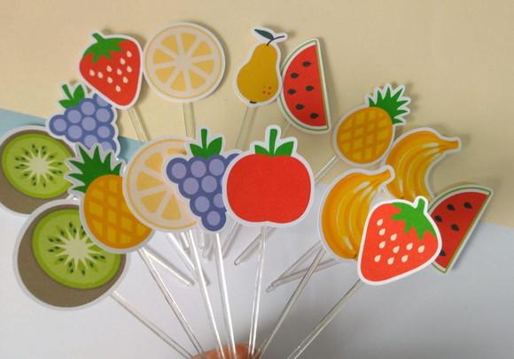 Toppers para Docinhos Frutinhas