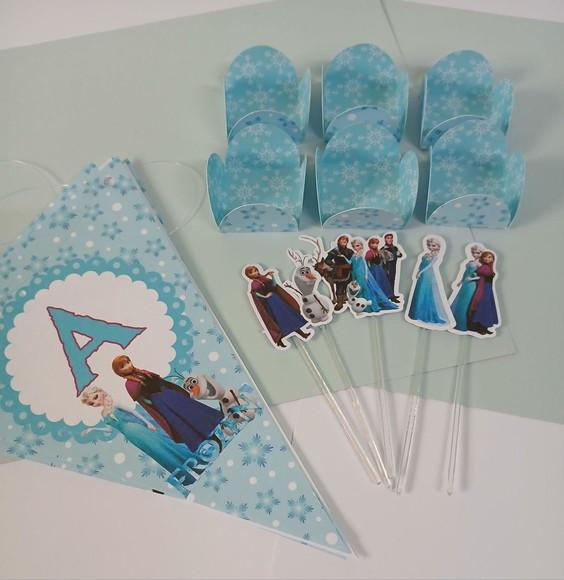 Kit Festa Só Um Bolinho Frozen