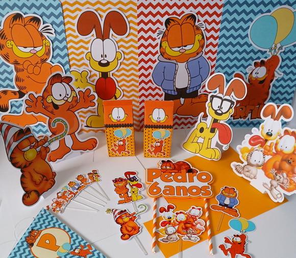 Kit Festa Só Um Bolinho Garfield 4