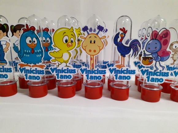Tubetes Galinha Pintadinha