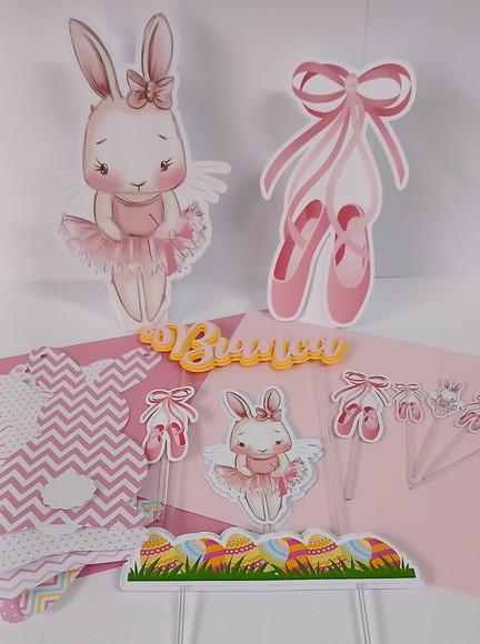Kit Festa Só Um Bolinho Coelha Bailarina