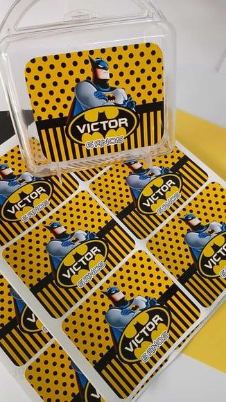 Rótulo Adesivo para Maleta Acrílica Batman