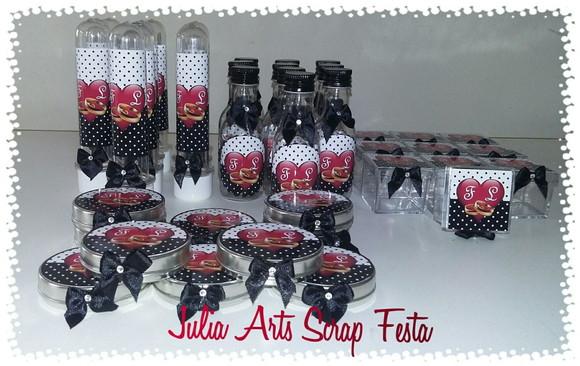 Kit Festa Preto e Branco Noivado