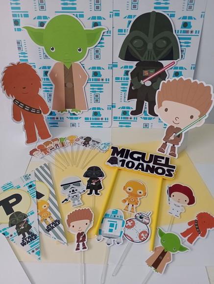 Kit Festa Só Um Bolinho Star Wars Cute