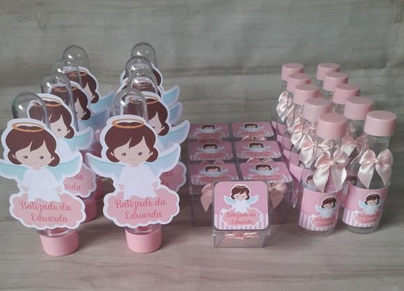 Kit Festa Personalizado 30 Peças Batizado