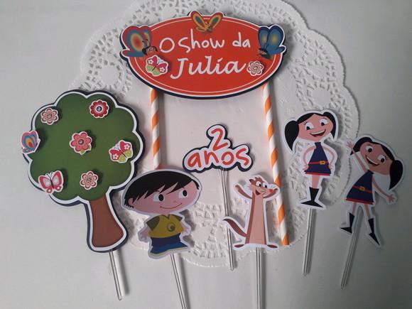 Topo De Bolo/cake Topper O Show Da Luna