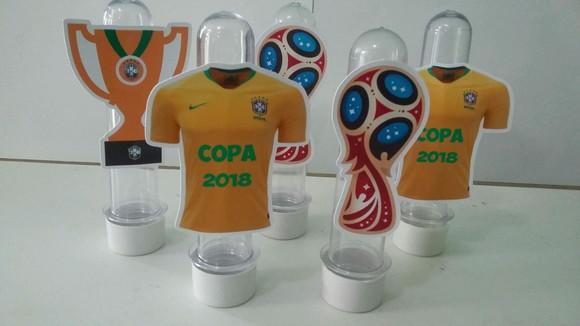 Apliques para Tubetes - Time de Futebol