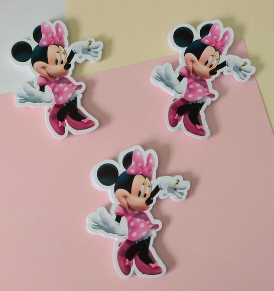 Apliques para Tubetes -minnie