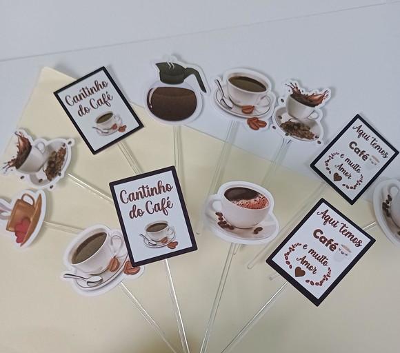 Toppers para Docinhos Café