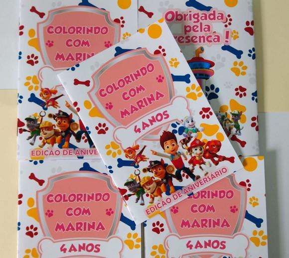 Kit Livrinho para Colorir -patrulha Canina 2