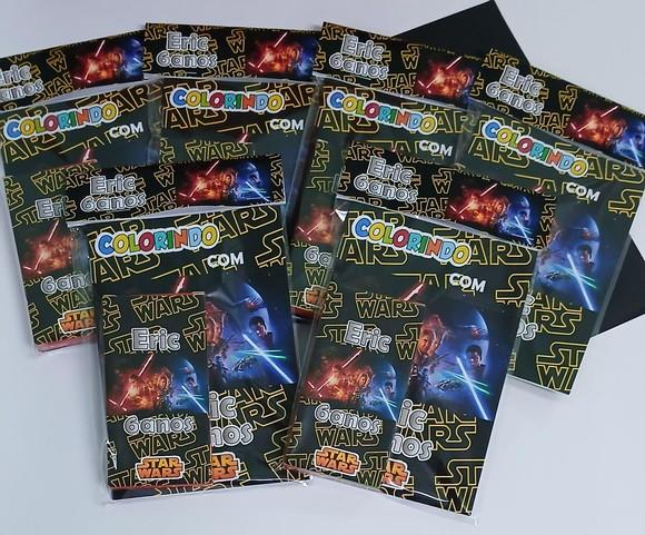 Kit Livrinho para Colorir Star Wars