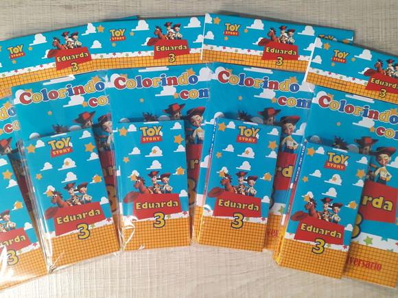 Kit Livrinho para Colorir Toy Story 2