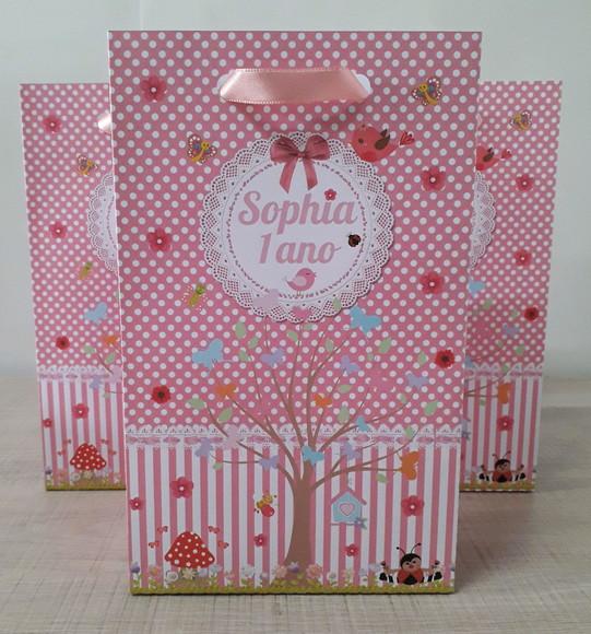 Sacolinha Personalizada Jardim Encantado 1