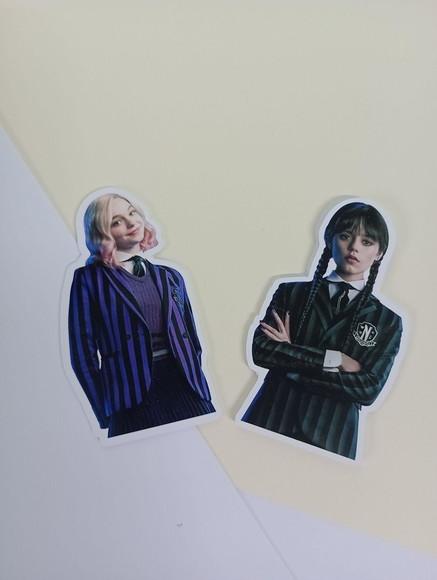 Apliques Busto Wandinha Addams e Enid