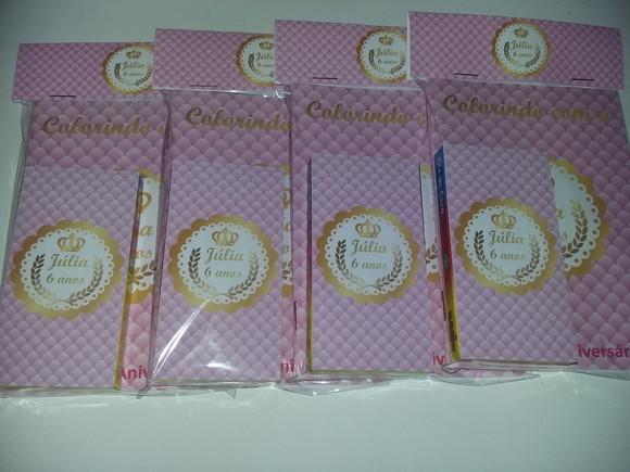 Kit Livrinho para Colorir Coroa/realeza