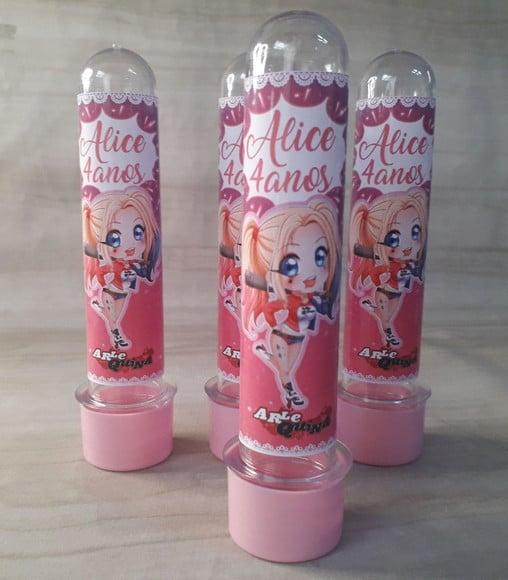 Tubetes Personalizados Arlequina