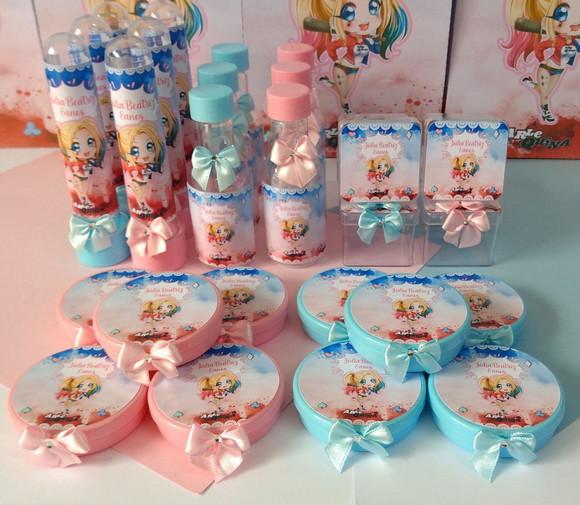 Kit Personalizado Arlequina- 40 Peças