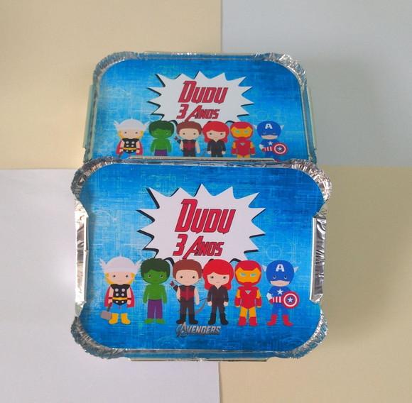 Marmitinha Personalizada-vingadores Cute