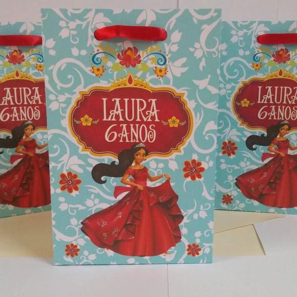Sacolinha Personalizada Princesa Elena de Avalor