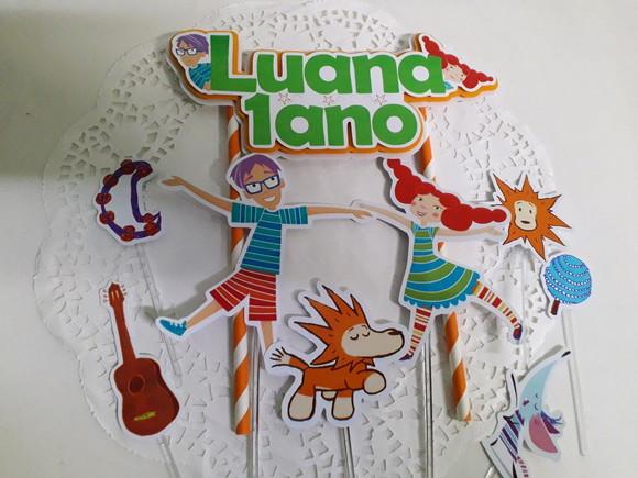 Topo de Bolo/Cake Topper Palavra Cantada