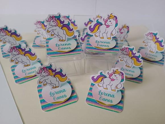 Apliques 3d Unicórnio para Caixinhas de Acrílico