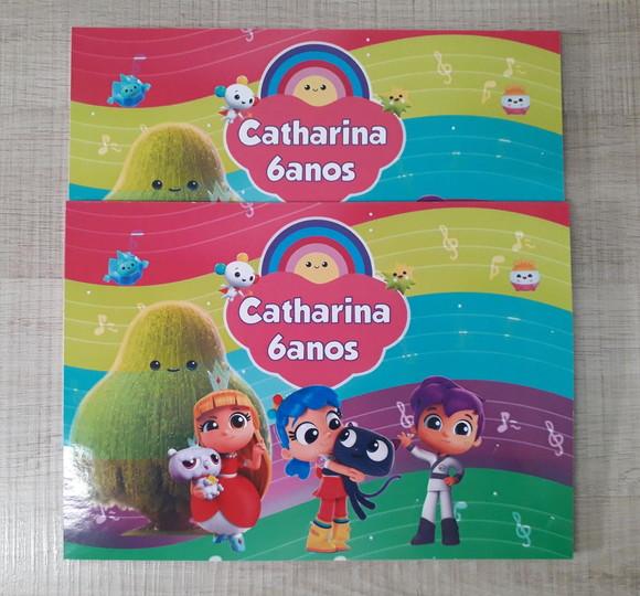 Rótulo Adesivo para Maleta Kit Festa-vera e o Reino do Arco