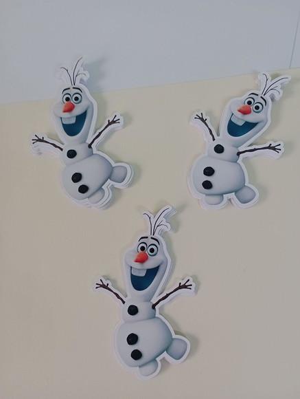 Apliques para Tubetes - Olaf