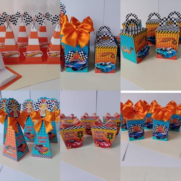 Kit Festa Personalizado Hot Wheels - 30 Peças
