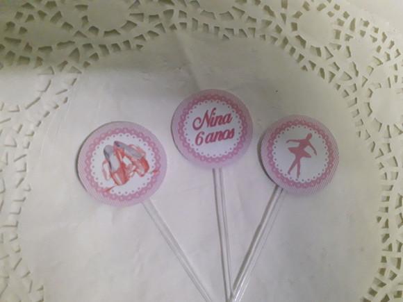 Toppers Para Docinhos Bailarina