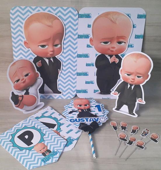 Kit Festa Só Um Bolinho o Poderoso Chefinho