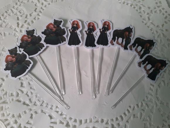 Toppers Para Docinhos Princesa Valente