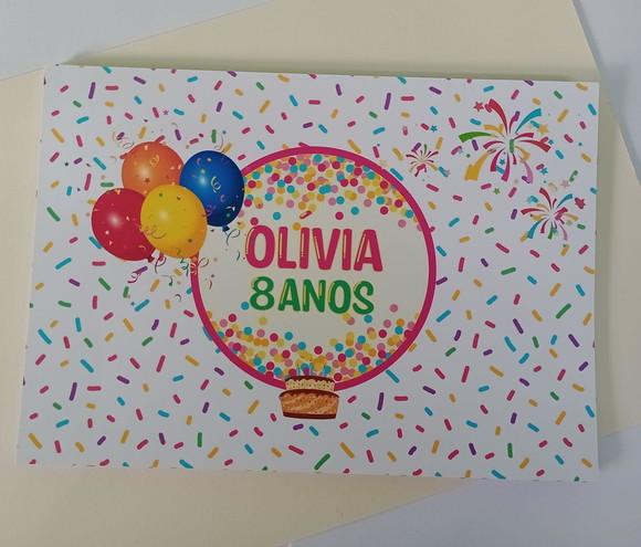 Rótulo Adesivo para Maleta Kit Festa-feliz Aniversário