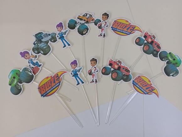 Toppers para Docinhos Blaze e os Monster Machines
